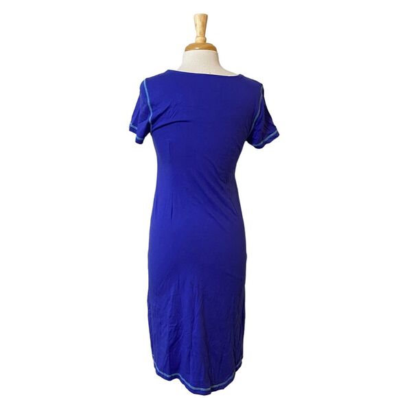 Soft Surroundings Women's Purple Boatneck Midi Dress Extra Small Style 2B843 - Picture 2 of 9